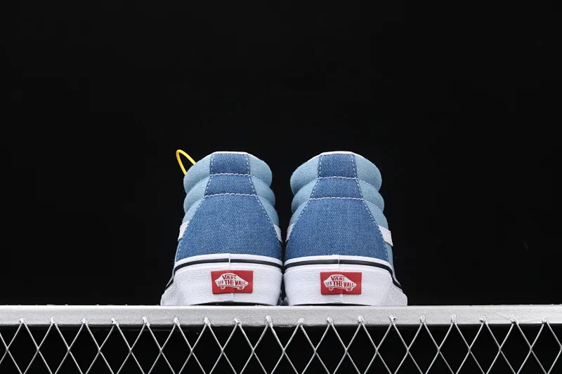 All categories Vans Vans series Vans Mid Vans China Vans Sk8-Mid classic denim blue mid-top casual sneakers VN0A3MV8Q69